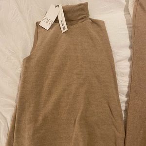 ZARA turtle neck and pant set
